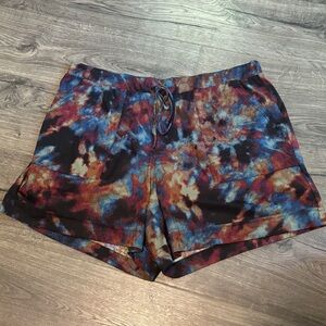 LuLaRoe Blue and Red Athletic Shorts Quick-Dry